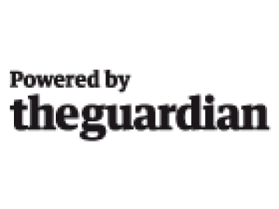 Logo reading Powered by theguardian